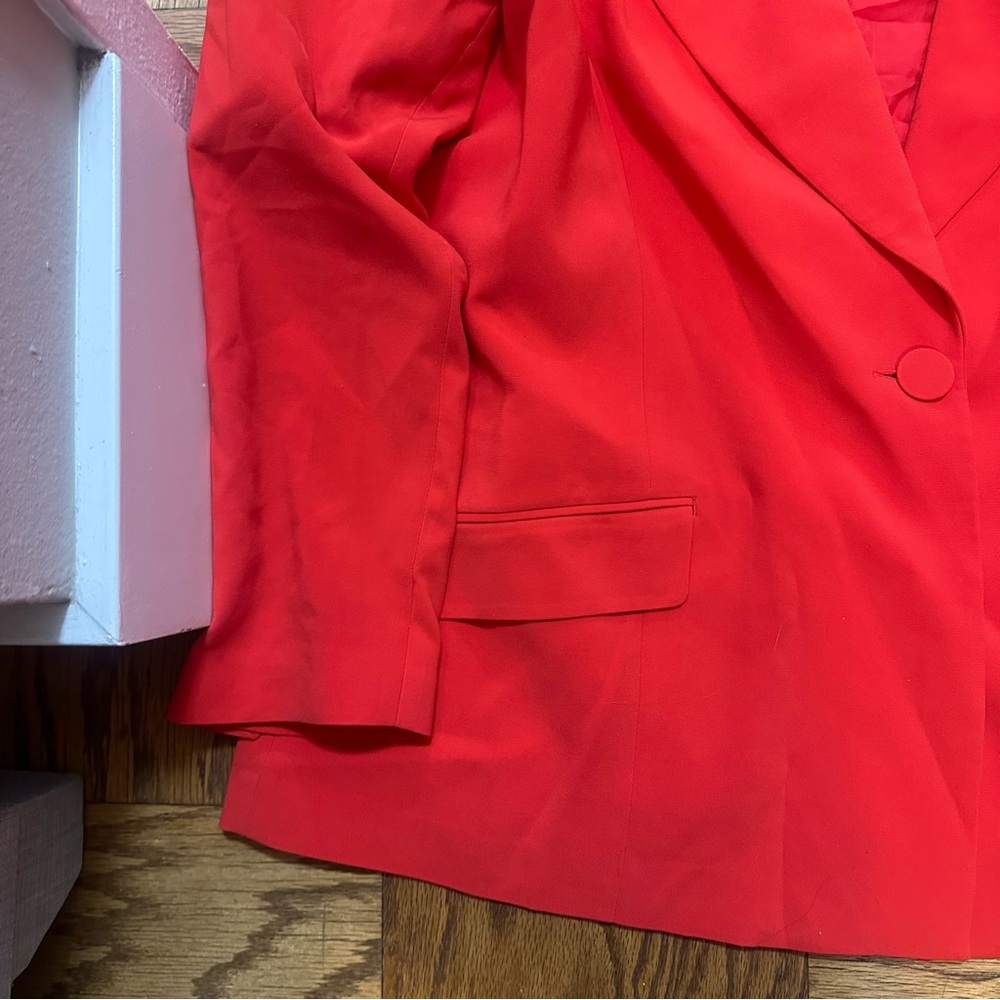 Sergio Hudson for Target Women's Red Blazer, 1X, plus size - Picture 3 of 6